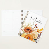 Persoonlijke waterverf bloemstuk planner (Display)