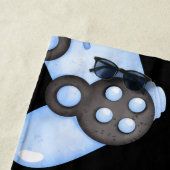 Persoonlijke Waterverf Blue Gaming Strandlaken (In situ)