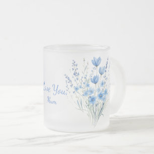 Persoonlijke Waterverf Boeket Wilde Bloemen Mok