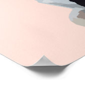 Persoonlijke Waterverf Boston Terrier Dog Poster (Hoek)