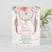 Persoonlijke Waterverf Dreamweaver Baby shower Kaart (Staand voorkant)