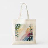 Persoonlijke Waterverf Eucalyptus Getuige van de B Tote Bag (Achterkant)
