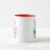 Persoonlijke Waterverf Flamingo Mok (Midden)