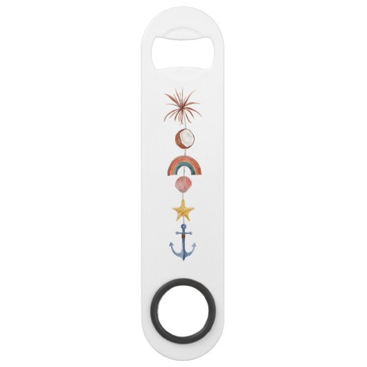 PERSOONLIJKE WATERVERF FLESOPENER SPEED FLESSENOPENER (Voorkant)