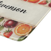 Persoonlijke Waterverf Fruit Glas Snijplank (Hoek)