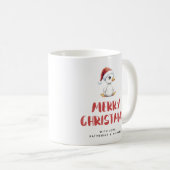 Persoonlijke waterverf Kerstgans Eend Koffiemok (Voorkant rechts)