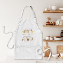 Persoonlijke waterverf keuken kookgerei 