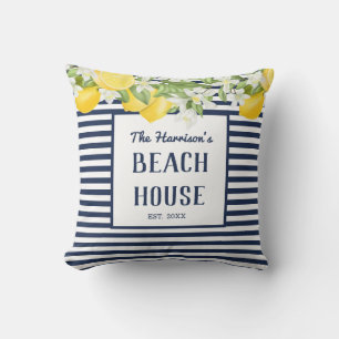 Persoonlijke Waterverf Lemons Lumbar Pillow Kussen