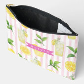 Persoonlijke Waterverf-Limonade Cupcake Streep Etui (Open)