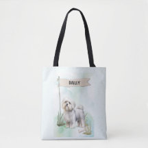Persoonlijke Waterverf Maltese Hond