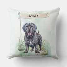 Persoonlijke waterverf Neapolitaanse Mastiff hond