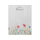 Persoonlijke Waterverf Notitieblok (Linkerzijde)