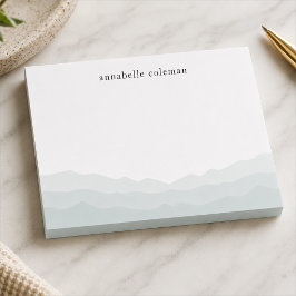 Persoonlijke waterverf ombre plaknotitieblok post-it® notes