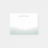 Persoonlijke waterverf ombre plaknotitieblok post-it® notes (Voorkant)