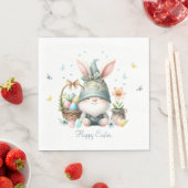 Persoonlijke waterverf Pasen Gnome Servet (Insitu)