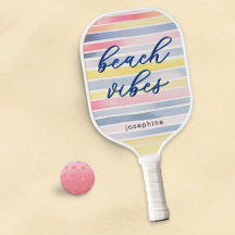Persoonlijke waterverf pastel streep strandvibes