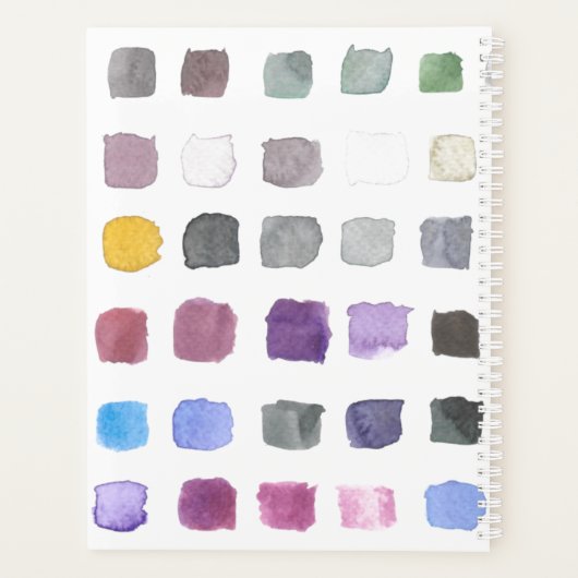 Persoonlijke Waterverf Planner (Achterkant)