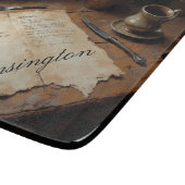 Persoonlijke Waterverf Recept Glas Snijplank (Hoek)