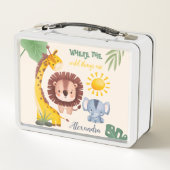 Persoonlijke Waterverf Safari Dieren (Achterkant)