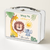 Persoonlijke Waterverf Safari Dieren (Voorkant)