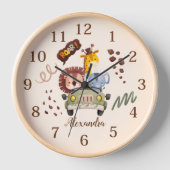 Persoonlijke Waterverf Safari Dieren (Voorkant)