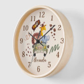 Persoonlijke Waterverf Safari Dieren (Hoek)