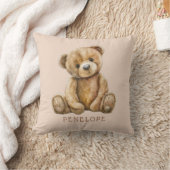 Persoonlijke Waterverf Teddybeer Slaapkamer Kussen (Deken)
