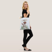 Persoonlijke waterverf Welsh Springer Spaniel-hond Tote Bag (Op model)