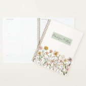 Persoonlijke Waterverf Wilde Bloemenwei Bloemstuk Planner (Display)