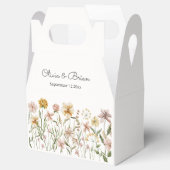 Persoonlijke Waterverf Wilde Bloemenweide Bloemstu Bedankdoosjes (Geopend)