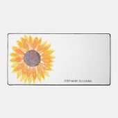 Persoonlijke Waterverf Zonnebloem Bureaumat (Voorkant)