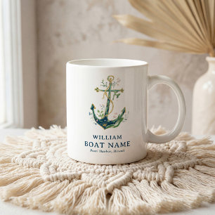 Persoonlijke waterverfanker koffiemok