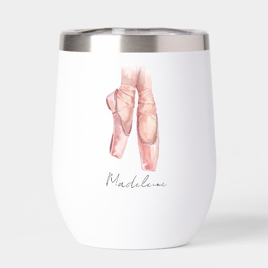 Persoonlijke waterverfballet schoenen (Achterkant)