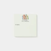 Persoonlijke waterverfboeken van het bureau van T Post-it® Notes (Voorkant)