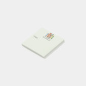 Persoonlijke waterverfboeken van het bureau van T Post-it® Notes (Schuin)