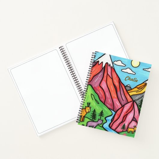 Persoonlijke waterverfschildering en schetsen notitieboek (Binnen)