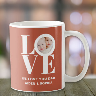 Persoonlijke We houden van jou papa foto Koffiemok