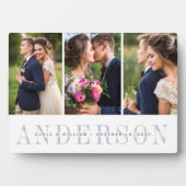 Persoonlijke Weddenfoto Collage Fotoplaat (voorkant)