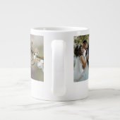 Persoonlijke Weddenfoto Collage Grote Koffiekop (Achterkant)