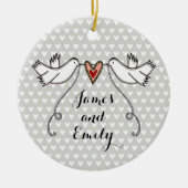 Persoonlijke weddenschap Gift-keramische decoratie (Voorkant)