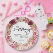 Persoonlijke weddenschap najaar papieren bordje (Feest)