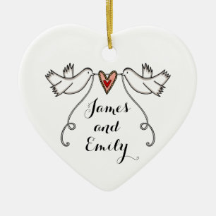 Persoonlijke weddenschappen keramisch ornament