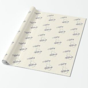 Persoonlijke weddenschappen of Verlovingen cadeaub Cadeaupapier