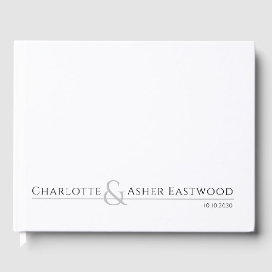 Persoonlijke weddenschappen tussen paren gastenboek (Voorkant)