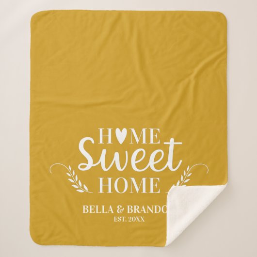 Persoonlijke weddenschappen tussen paren sherpa deken (Voorkant)