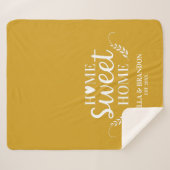 Persoonlijke weddenschappen tussen paren sherpa deken (Voorkant (horizontaal))