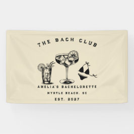 Persoonlijke weekendtrip strand vrijgezellenfeest spandoek