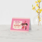 Persoonlijke 'Wees van mij'-ja- of nee Valentijnsk Kaart (Gele Bloem)