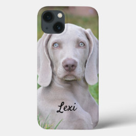 Persoonlijke Weimaraner Pupp Hond Case-Mate iPhone Case