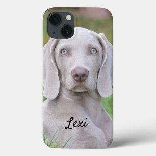 Persoonlijke Weimaraner Pupp Hond Case-Mate iPhone Case